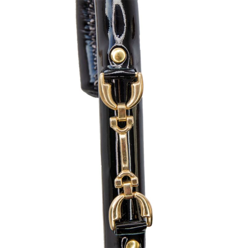 مظلة | 189 5g313-40 d33 - مظلة حمراء مع طباعة اللجام، قماش مزدوج PASOTTI Z446V443